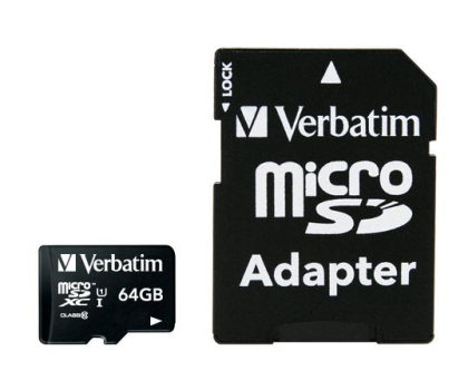 Karta pamięci Verbatim 64GB microSDXC Premium 90MB/s
